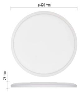 Plafoniera LED FLORI LED/22W/230V 4000K bianco diametro 42 cm