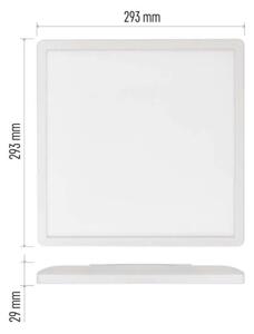 Plafoniera LED FLORI LED/18W/230V 4000K bianco 29x29 cm