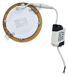 Lampada LED da incasso CIRCLE LED/6W/230V 4200K diametro 11,8 cm marrone