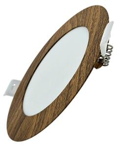 Lampada LED da incasso CIRCLE LED/6W/230V 4200K diametro 11,8 cm marrone