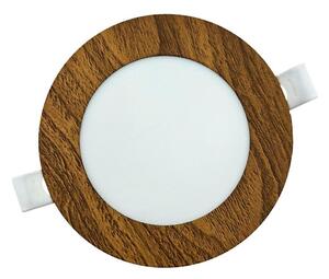 Lampada LED da incasso CIRCLE LED/6W/230V 4200K diametro 11,8 cm marrone