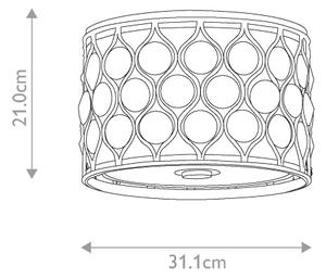 Feiss FE-LUCIA-F - Plafoniera LUCIA 2xE27/60W/230V