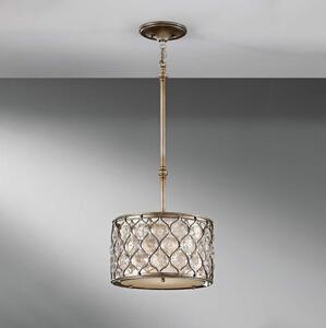 Feiss FE-LUCIA-P-C - Lampadario a sospensione con supporto rigido LUCIA 1xE27/60W/230V