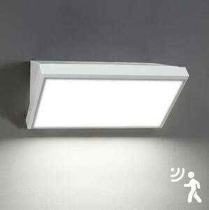 Brilagi-LED Lampada da parete per esterni con sensore TRIANGLE LED/20W/230V bianca IP65