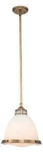 Hinkley HK-AMELIA-P-M-HB - Lampadario a sospensione con supporto rigido AMELIA 1xE27/60W/230V ottone