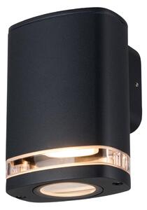 Kanlux 38884 - Applique da esterno ZEVI 1xGU10/10W/230V IP54 nero