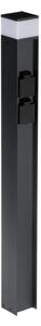 Kanlux 38767-Lampada da esterno con 2 prese DASTEN 1xG9/11W/230V 80 cm IP44 nero
