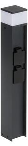 Kanlux 38765-Lampada da esterno con 2 prese DASTEN 1xG9/11W/230V 50 cm IP44 nero