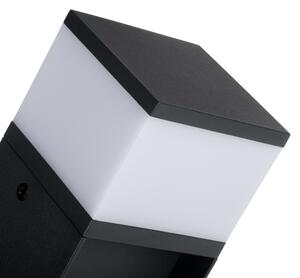 Kanlux 38763-Lampada da esterno con 2 prese DASTEN 1xG9/11W/230V 30 cm IP44 nero