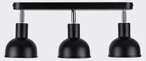 Sollux SL.1318 - Faretto ELBA 3xE27/15W/230V nero