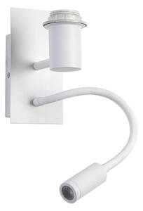 Brilagi - LED Lampada flessibile da muro NUBILA 1xE27/25W/230V + LED/3W bianco