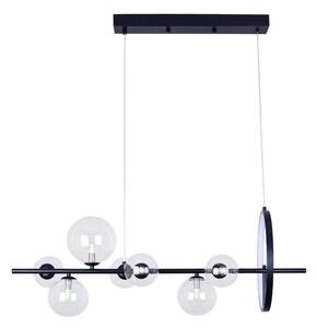 Lampadario LED a sospensione con filo HYBRID LED/15W/230V + 7xG9/6W 4000K nero