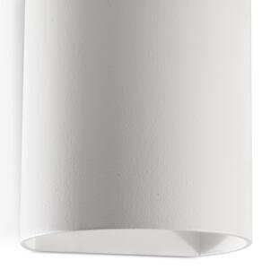 FARO 40522 - Applique SOLE 1xGU10/8W/230V bianco arrotondato