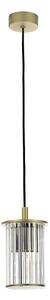 Argon 8755 - Lampadario da esterno a sospensione con filo NORFOLK 1xE27/15W/230V IP44 oro