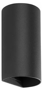 FARO 40539 - Applique SOLE 2xGU10/8W/230V nero arrotondato