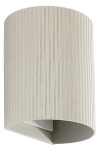 FARO 40528 - Applique SOLE 1xGU10/8W/230V grigio ondulato arrotondato
