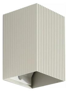 FARO 40536 - Applique SOLE 1xGU10/8W/230V grigio ondulato quadrato