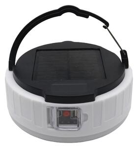 Lampada solare LED con funzione di power bank LED/2W/2V 6500K IPX4 2400 mAh nero