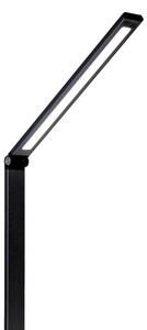 LED Lampada da tavolo con caricatore wireless LED/10W/230V nero