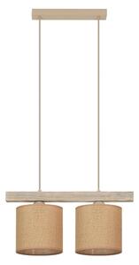 Brilagi - Lampadario a sospensione con filo FOREST 2xE27/15W/230V pino/marrone