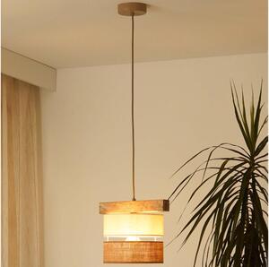 Brilagi - Lampadario a sospensione con filo FOREST 1xE27/15W/230V pino/beige/color crema