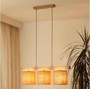 Brilagi - Lampadario a sospensione con filo FOREST 3xE27/15W/230V pino/marrone