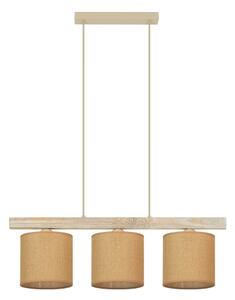 BRILAGI - Lampadario a sospensione con filo FOREST 3xE27/15W/230V pino/marrone