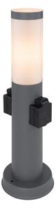 Globo 3158AK - Lampada da esterno con 2 prese BOSTON 1xE27/23W/230V IP44