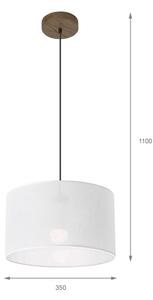 Brilagi - LED Lampadario a cavo ANTHONY 1xE27/60W/230V rovere/noce/bianco