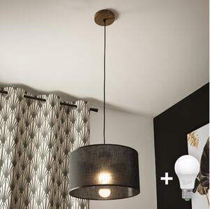 Brilagi - LED Lampadario a cavo ANTHONY 1xE27/60W/230V rovere/noce/nero