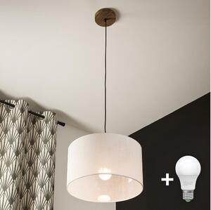 Brilagi - LED Lampadario a cavo ANTHONY 1xE27/60W/230V rovere/noce/bianco