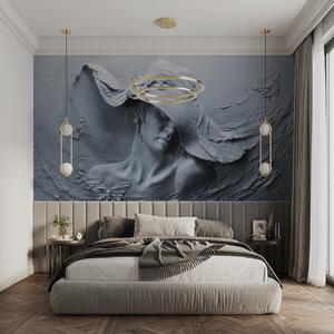 Carta da parati Donna con cappello 3D, Carta da parati che aumenta lo spazio, u62592v2 : Uwalls.it