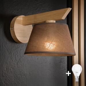 Brilagi - LED Applique ANTHONY 1xE14/40W/230V quercia/marrone