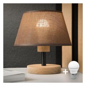Brilagi - LED Lampada da tavolo ANTHONY 1xE14/40W/230V quercia/marrone