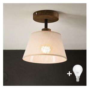 Brilagi - Lampadario LED ANTHONY 1xE14/60W/230V noce/beige