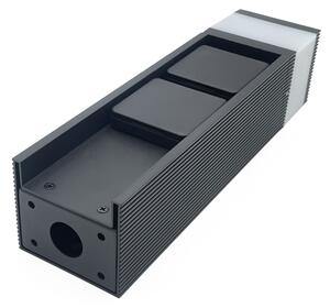 Lampada da esterno VESPER con 2 portalampade, 1xG9/5W/230V, IP44, 30 cm, nera