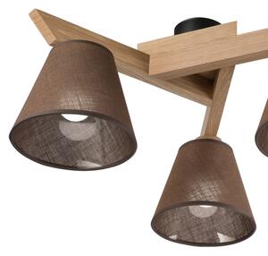 Brilagi - LED Lampadario a plafone ANTHONY 3xE14/40W/230V quercia/marrone