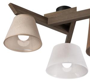 Brilagi - Lampadario LED ANTHONY 3xE14/40W/230V rovere noce
