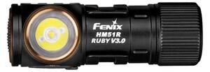 Fenix HM51RV30 - Lampada frontale a LED ricaricabile con dimmer, USB, batteria 950mAh, IP68, 860 lm, 125 h, arancione