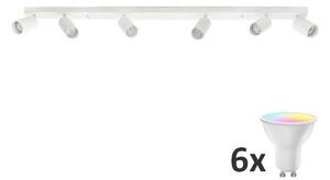 Faretto LED RGBW ANGIE 6xGU10/6,5W/230V bianco