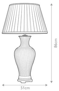Elstead DL-DALIAN-TL - Lampada da tavolo DALIAN 1xE27/60W/230V