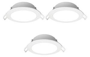 Aigostar- SET 3x Lampada da incasso da esterno LED LED/4,8W/230V 4000K IP65 bianco