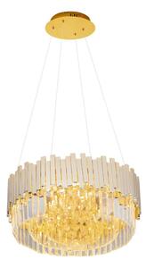MAXLIGHT P0368 - Lampadario a sospensione con filo TREND 8xE14/40W/230V diametro 45 cm oro