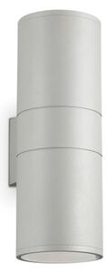 Ideal Lux - Lampada da parete per esterni GUN 1xE27/60W/230V 31 cm IP54 grigia