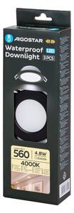 Aigostar-SET 3x Lampada da incasso da esterno LED LED/4,8W/230V 4000K IP65 nero