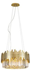 MAXLIGHT P0368 - Lampadario a sospensione con filo TREND 8xE14/40W/230V diametro 45 cm oro
