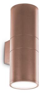 Ideal Lux - Applique da parete per esterni GUN 1xE27/60W/230V 31 cm IP54 marrone