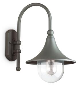 Ideal Lux - Lampada da parete per esterni CIMA 1xE27/52W/230V IP43 antracite