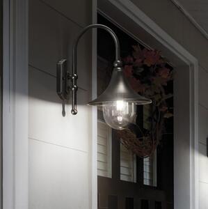Ideal Lux - Lampada da parete per esterni CIMA 1xE27/52W/230V IP43 antracite