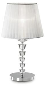 Ideal Lux - Lampada da tavolo in cristallo PEGASO 1xE27/60W/230V cromo lucido